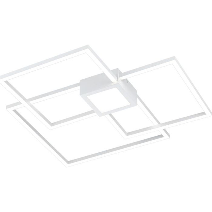 Weiße Deckenlampe Modern, Kimoni, 38W, 4000K LED, 3-stufig dimmbar