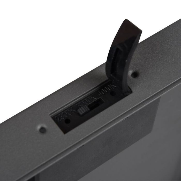 Anthrazit Außenleuchte Metall, Rolina, 14W, warm- bis kaltweiß einstellbare LED, IP54, 3-stufig dimmbar
