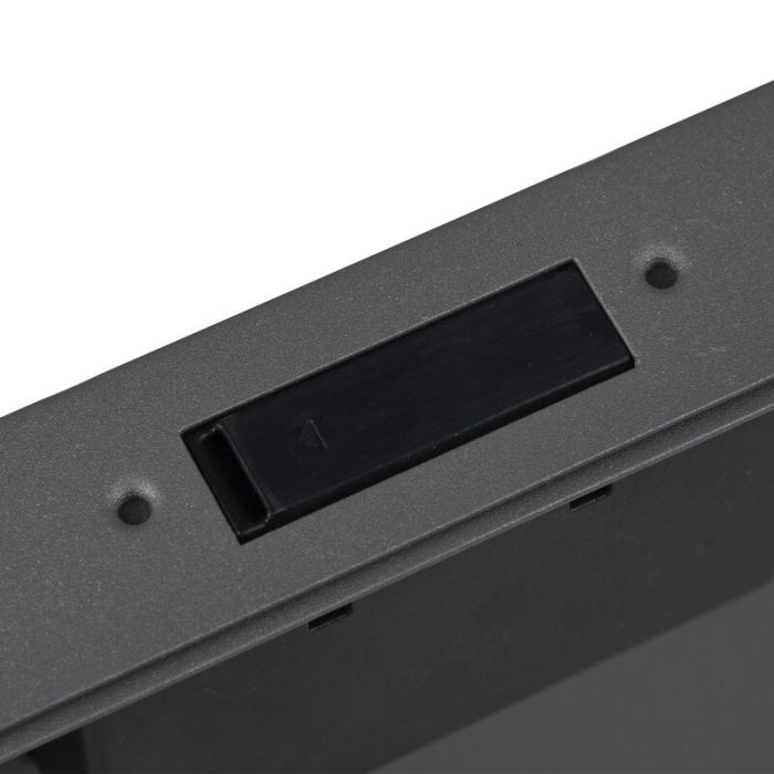 Anthrazit Außenleuchte Metall, Rolina, 14W, warm- bis kaltweiß einstellbare LED, IP54, 3-stufig dimmbar