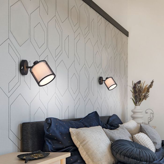 Anthrazit Wandstrahler Modern, Mirle
