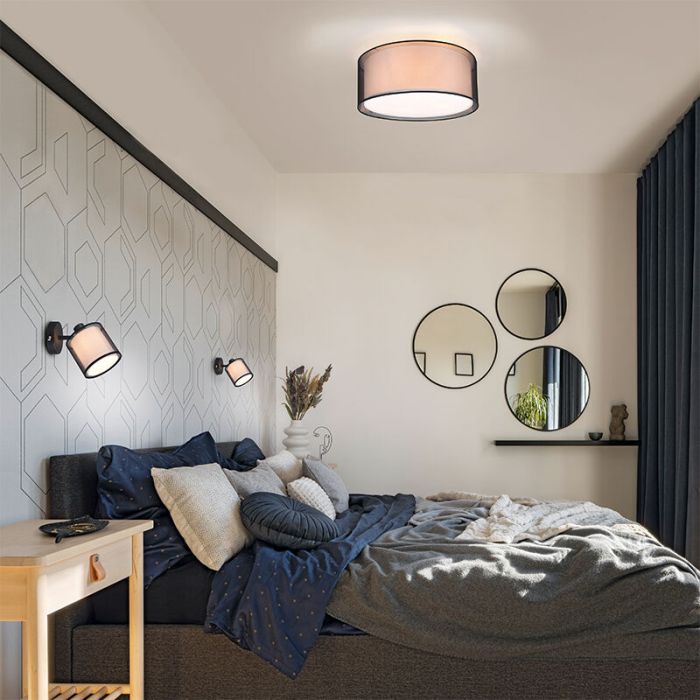 Anthrazit Wandstrahler Modern, Mirle