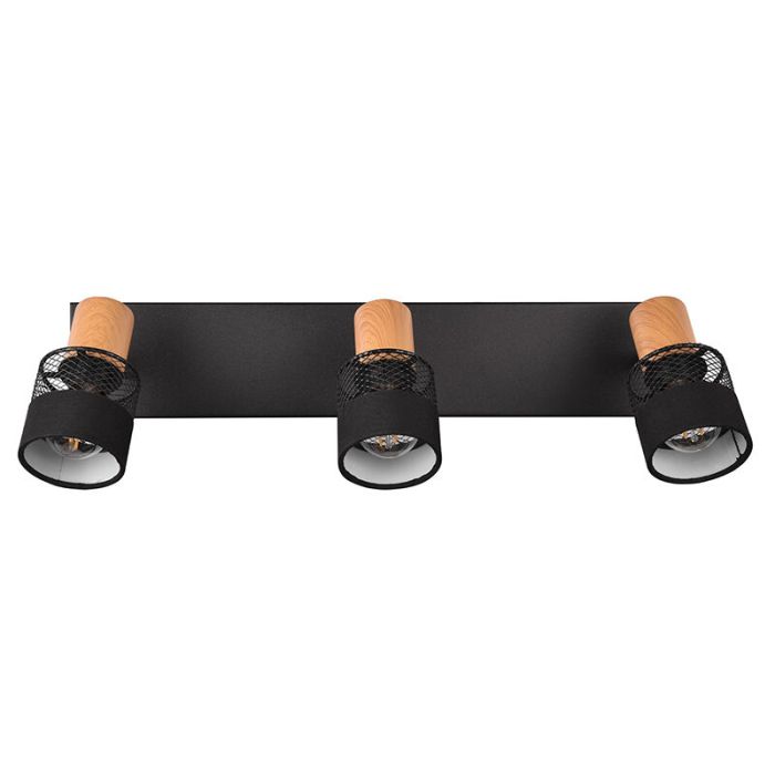 Schwarze Deckenstrahler Retro, Solmaz