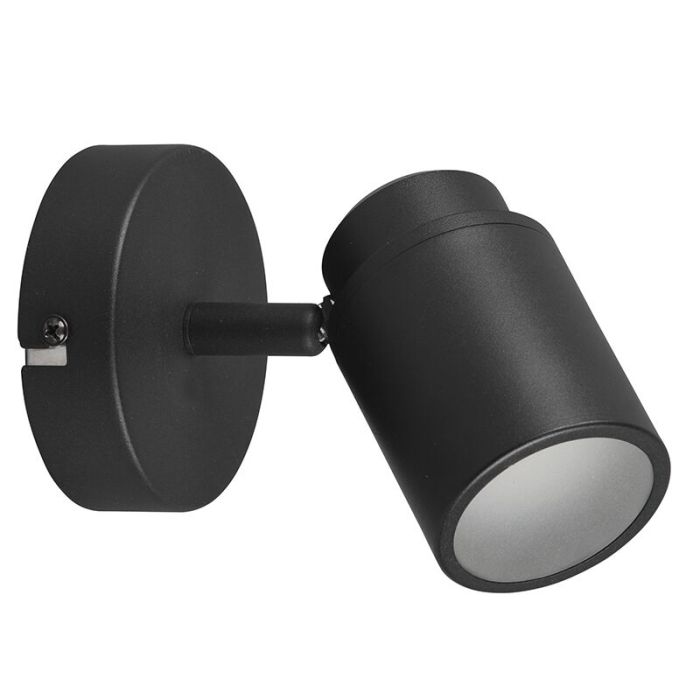 Schwarze Deckenstrahler Badezimmer Modern, Nelis, IP44