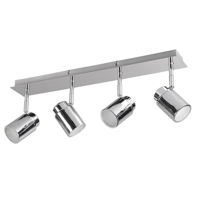 Chrom Deckenstrahler Badezimmer Modern, Nelis, IP44