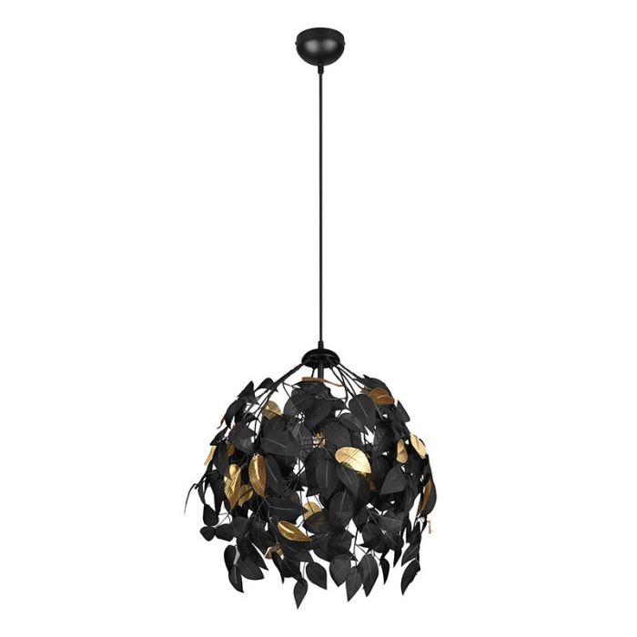 Schwarze Pendelleuchte Retro, Urwa