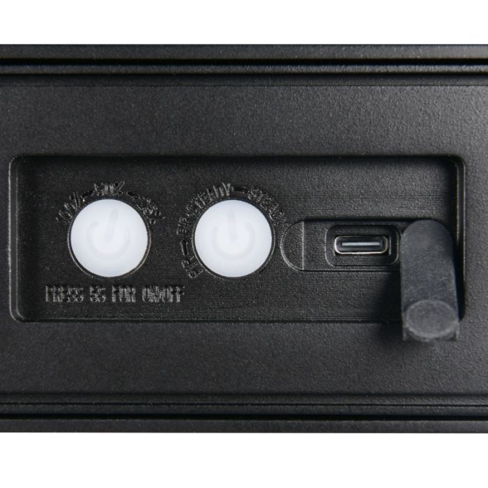 Schwarze Solar Außen Wandleuchte Modern, Ravindra, 6W, 4000K LED, IP44