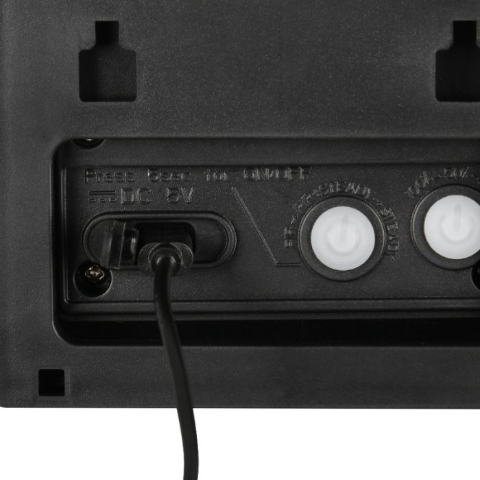 Schwarze Solar Außen Wandleuchte Modern, Mukaddes, 8W, 4000K LED, IP44