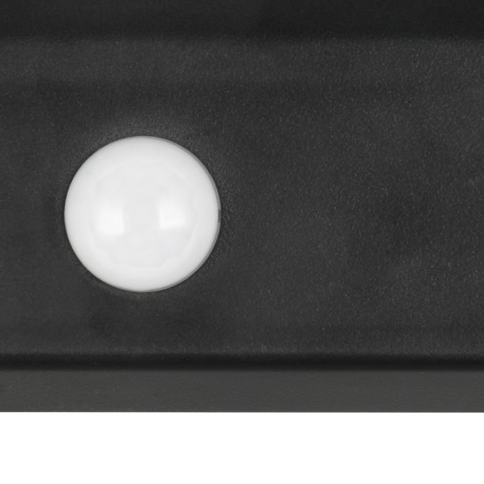 Schwarze Solar Außen Wandleuchte Modern, Neelam, 8W, 4000K LED, IP44