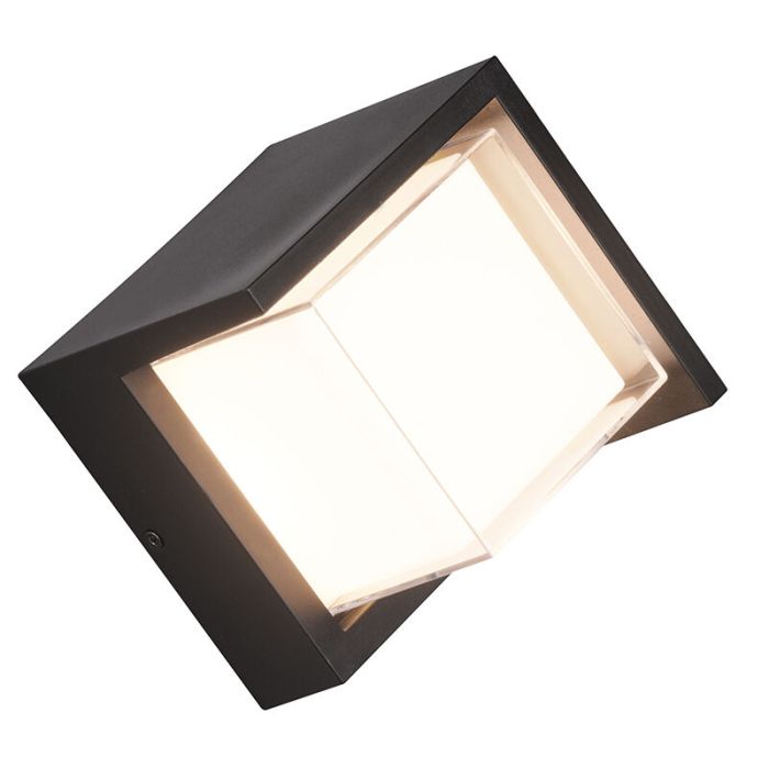 Weiße Außenleuchte Kunststoff, Riekje, 8W, 3000K LED, IP54