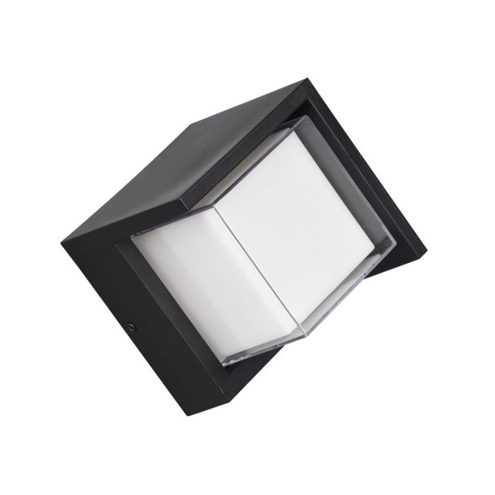 Weiße Außenleuchte Kunststoff, Riekje, 8W, 3000K LED, IP54