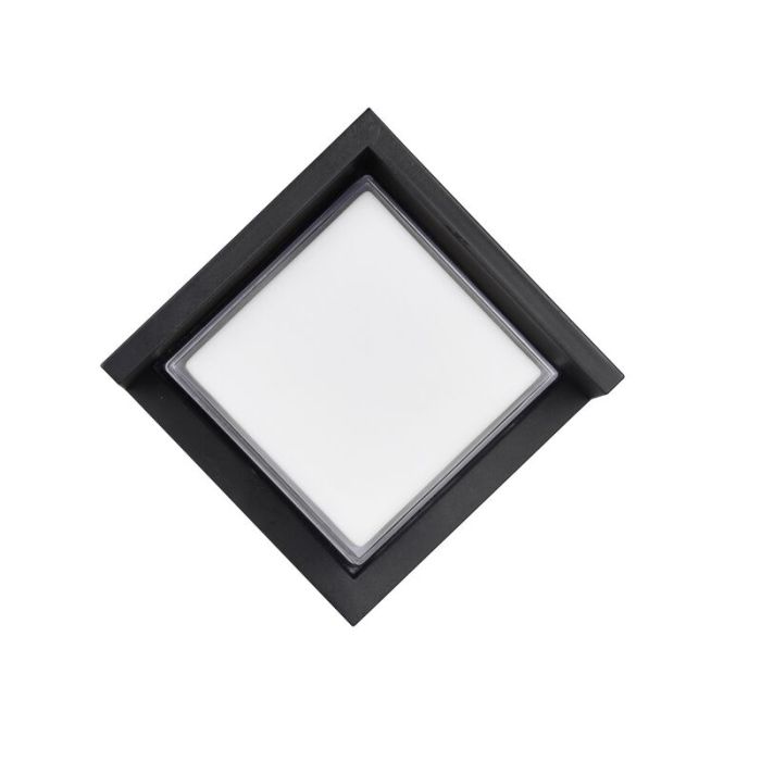 Weiße Außenleuchte Kunststoff, Riekje, 8W, 3000K LED, IP54