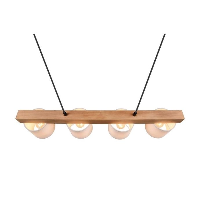 Holz Pendelleuchte Braun, Keltoum