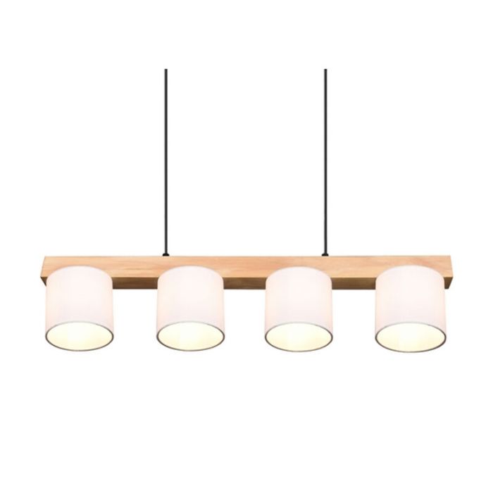 Holz Pendelleuchte Braun, Keltoum