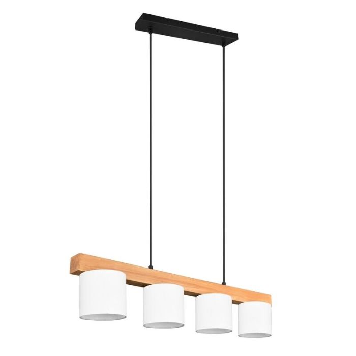 Holz Pendelleuchte Braun, Keltoum