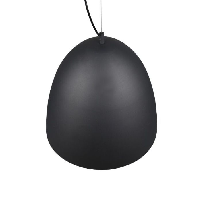 Schwarze Pendelleuchte Halbkugel Modern, Ingmar