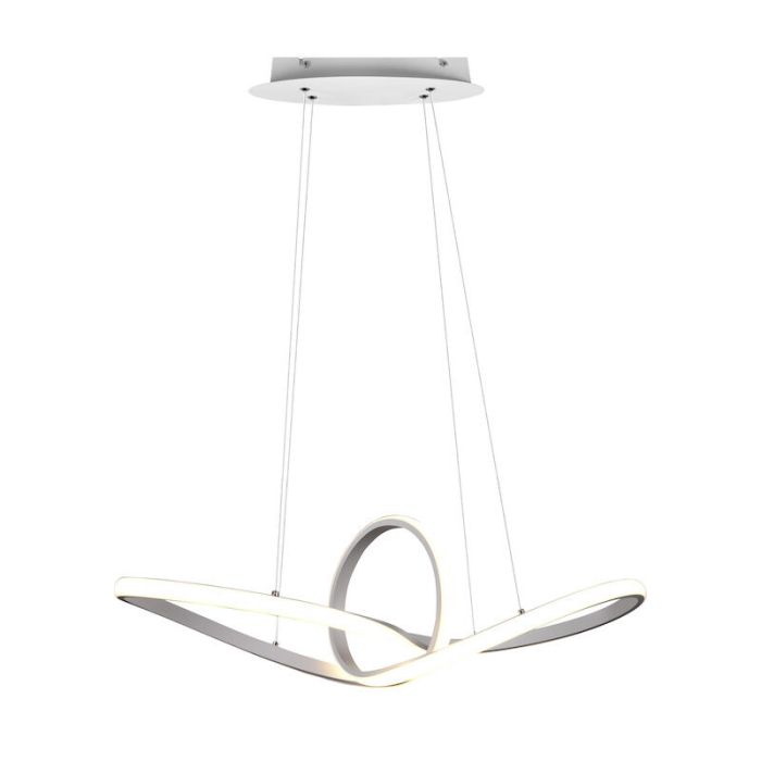 Weiße Pendelleuchte Modern, Jonny, 28W, 4000K LED