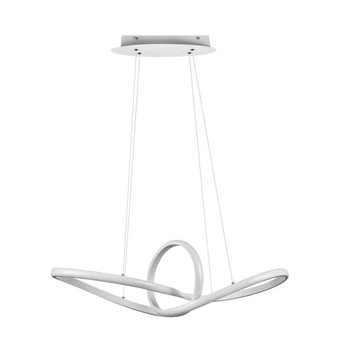 Weiße Pendelleuchte Modern, Jonny, 28W, 4000K LED