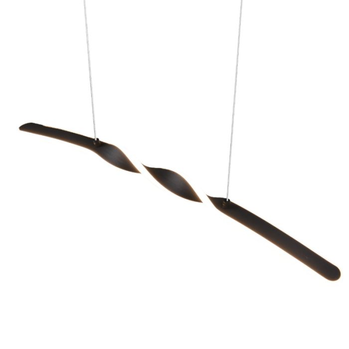 Schwarze Pendelleuchte Design, Quirinus, 18W, 4000K LED