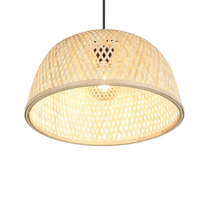 Rattan Pendelleuchte Braun, Laut