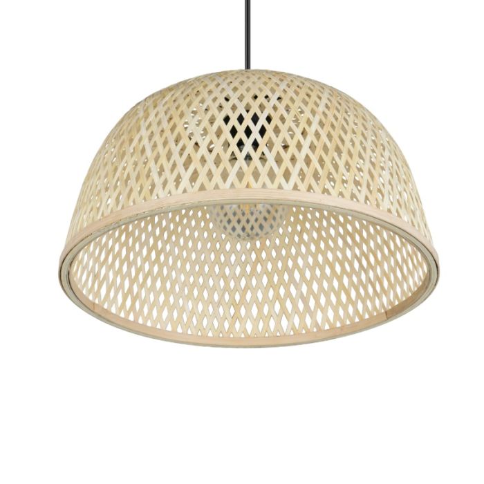 Rattan Pendelleuchte Braun, Laut