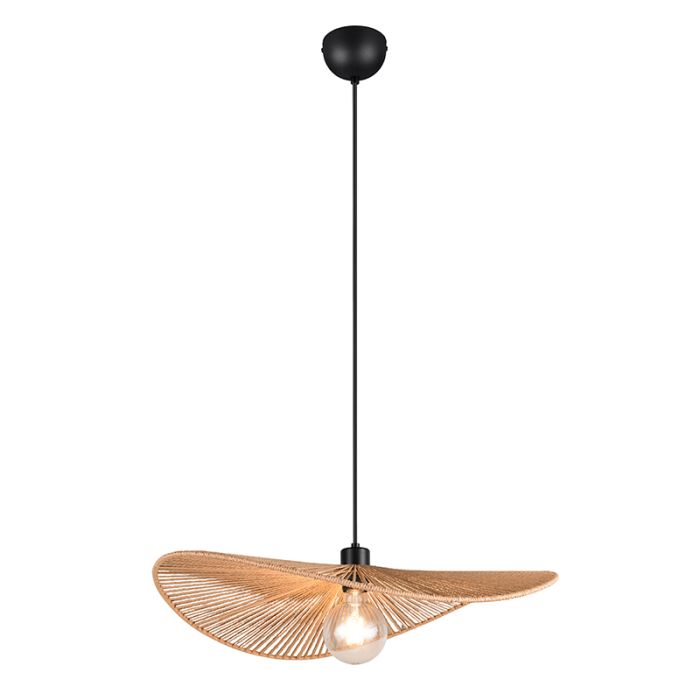 Papier Pendelleuchte Braun, Lykke