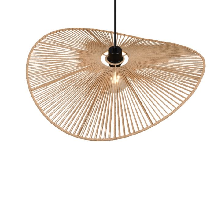 Papier Pendelleuchte Braun, Lykke