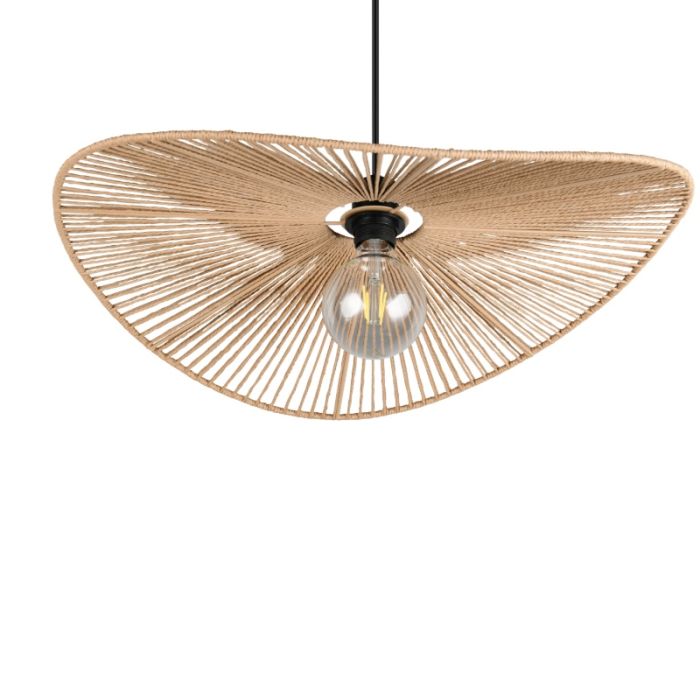 Papier Pendelleuchte Braun, Lykke