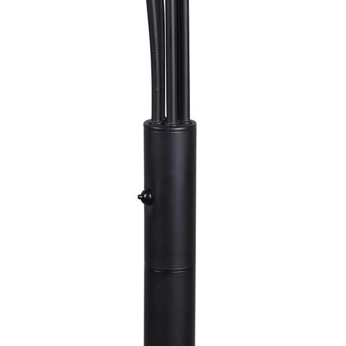 Schwarze Stehlampe Modern, Ekram, 3,5W, 3000K LED, mit Schalter