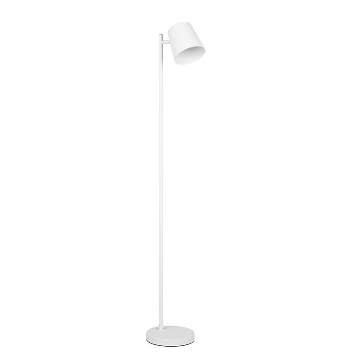 Weiße aufladbare Stehlampe Metall, Suraya, 4,5W, 3000K LED, 3-stufig dimmbar