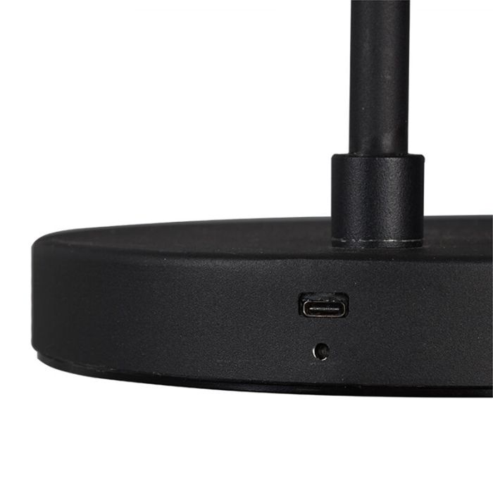 Schwarze Stehlampe Modern, Suraya, 4,5W, 3000K LED, mit Touch-Dimmer