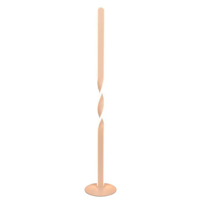 Braune Stehlampe Design, Quirinus, 19W, 4000K LED, mit Schalter