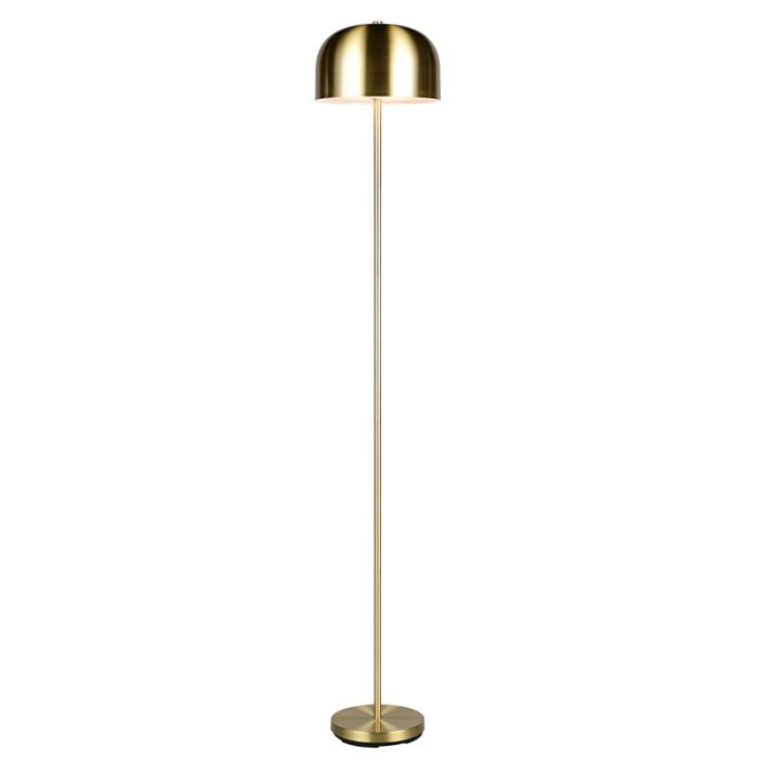 Messing aufladbare Stehlampe Modern, Dustin, 2,5W, 3000K LED, 3-stufig dimmbar