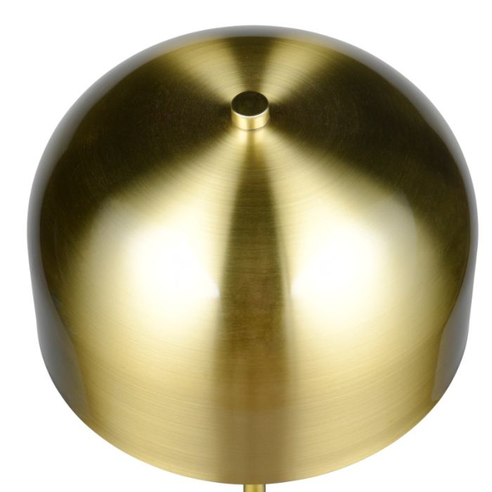 Messing aufladbare Stehlampe Modern, Dustin, 2,5W, 3000K LED, 3-stufig dimmbar