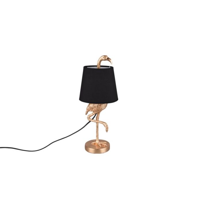 Goldene Tischleuchte Modern, Marie, mit Schalter