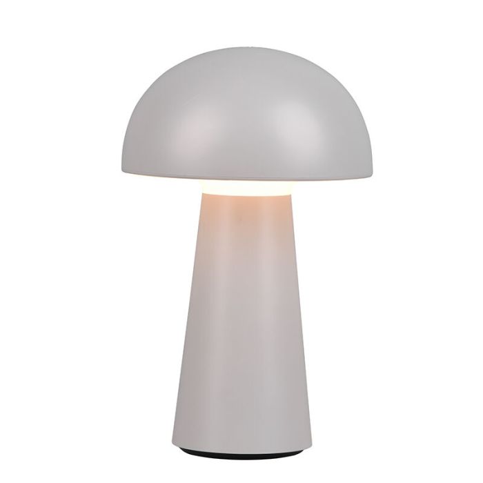 Graue Außen Tischleuchte Modern, Rachelle, 2W, 3000K LED, IP44, 3-stufig dimmbar