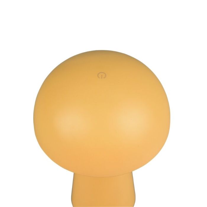 Gelbe Außen Tischleuchte Modern, Rachelle, 2W, 3000K LED, IP44, 3-stufig dimmbar