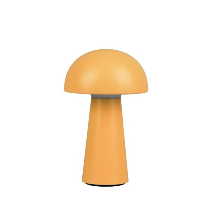 Gelbe Außen Tischleuchte Modern, Rachelle, 2W, 3000K LED, IP44, 3-stufig dimmbar