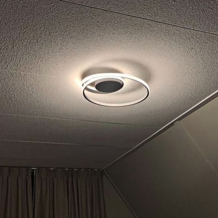 Weiße Deckenlampe Modern, Sassandra, 22W, 3000K LED, 3-stufig dimmbar