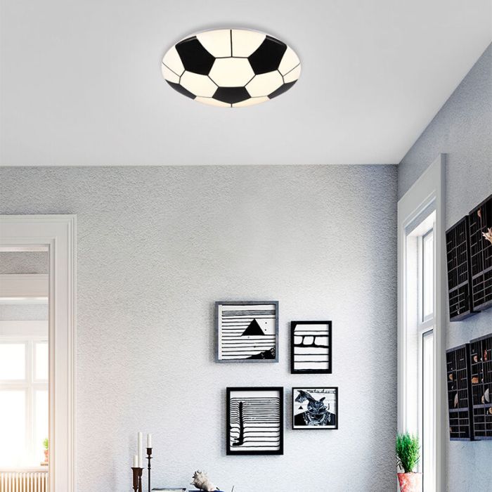 Weiße Kinder Deckenleuchte Modern, Fabiola, 12W, 3000K LED