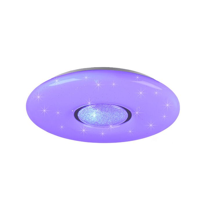 Weiße Deckenlampe Modern, Filipe, 20W, RGBW LED