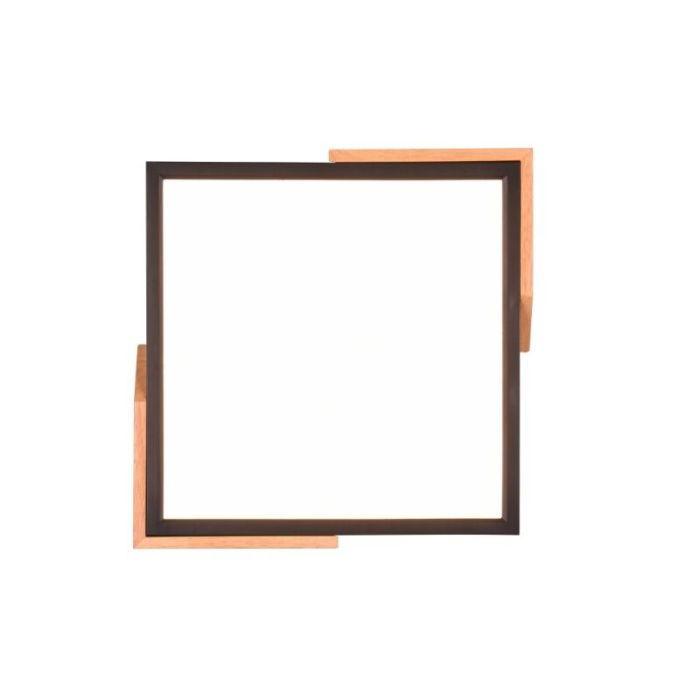 Schwarze Deckenlampe Modern, Selinde, 20W, 3000K LED, 3-stufig dimmbar