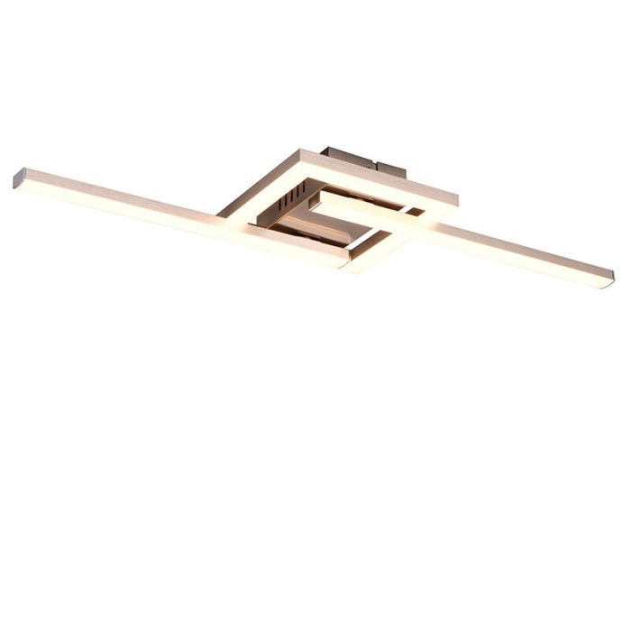 Nickel Deckenleuchte Design, Mahad, 17W, 3000K LED