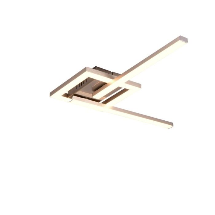 Nickel Deckenleuchte Design, Mahad, 17W, 3000K LED