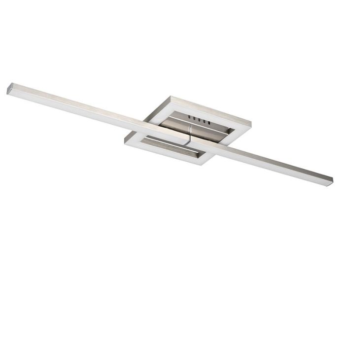 Nickel Deckenleuchte Design, Mahad, 17W, 3000K LED