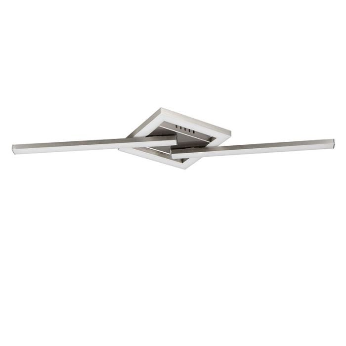 Nickel Deckenleuchte Design, Mahad, 17W, 3000K LED