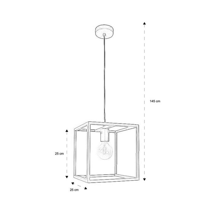Industrielle Pendelleuchte Grau, Redox