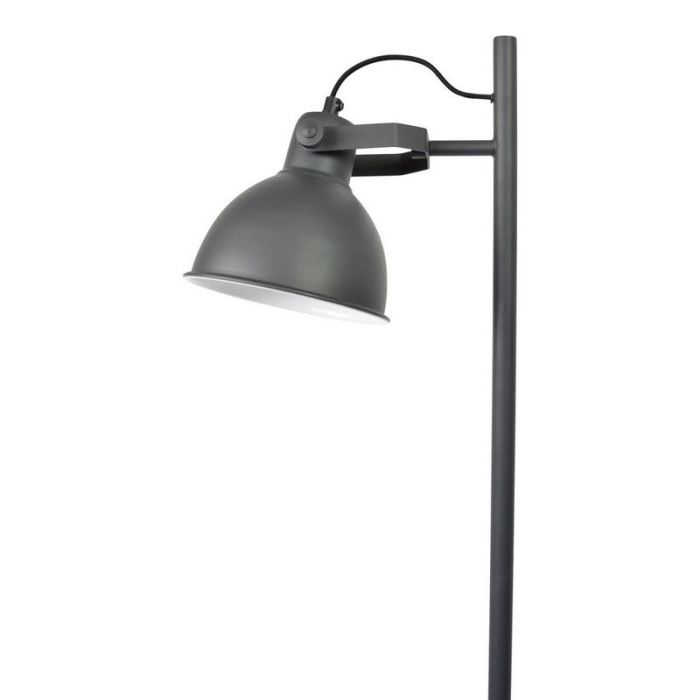 Industrielle Stehlampe Schwarz, Belga, mit Schalter