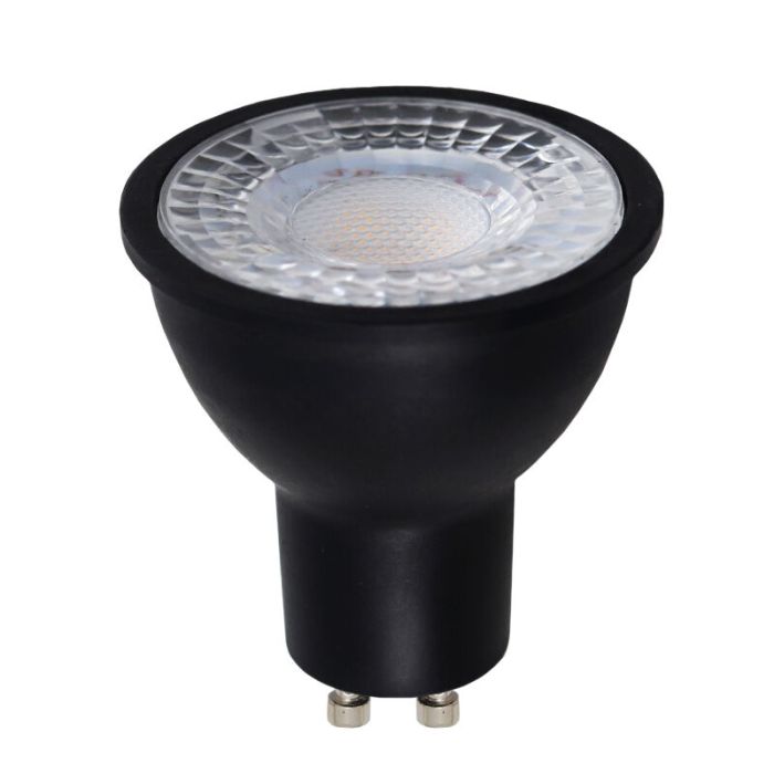20er Pack dimmbare Schwarze GU10 LED Spot Antonie, 5 Watt, 2700K (Warmweiß)