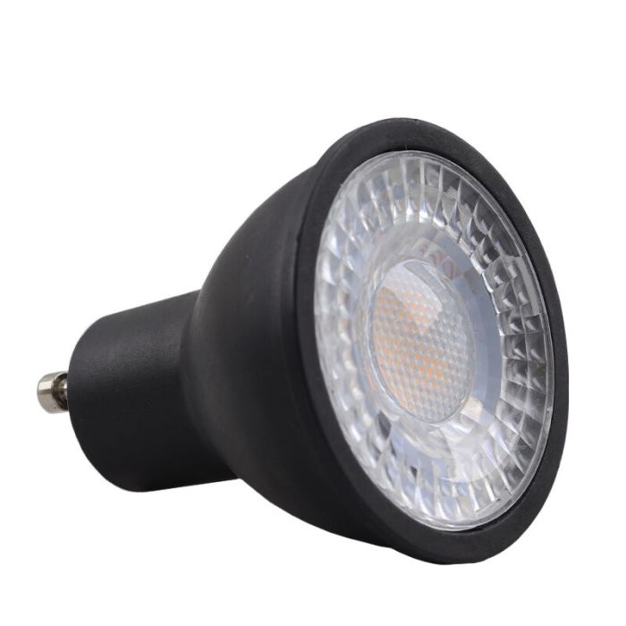 20er Pack dimmbare Schwarze GU10 LED Spot Antonie, 5 Watt, 2700K (Warmweiß)