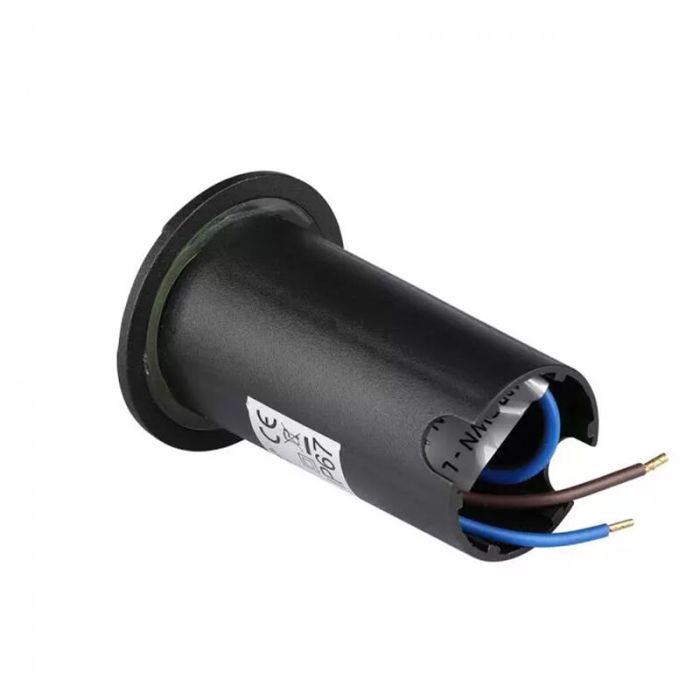 Moderne Bodeneinbaustrahler außen Schwarz, Marcus, 1W, 6500K LED, IP67